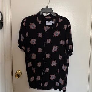 Topman Men’s Button Down Short Sleeve Shirt XL